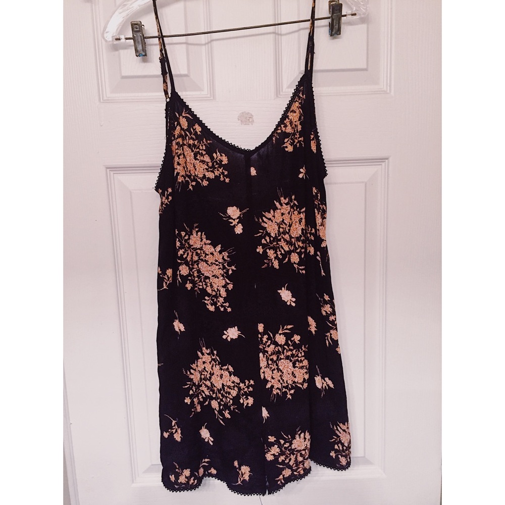 Adorable boho romper with open back